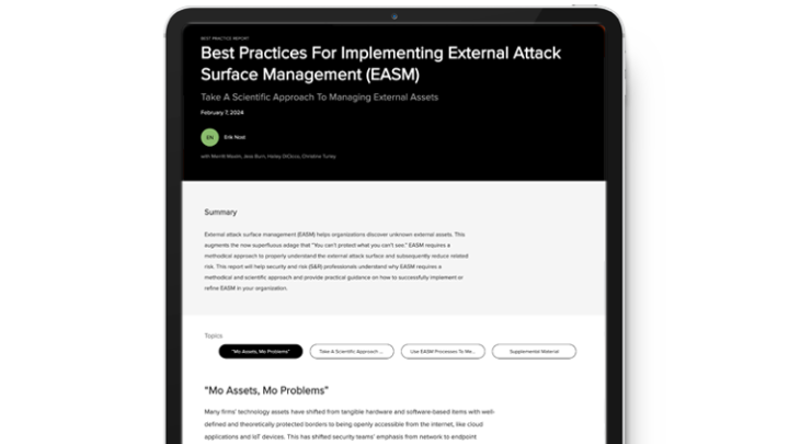 Best Practices For Implementing External Attack Surface Management