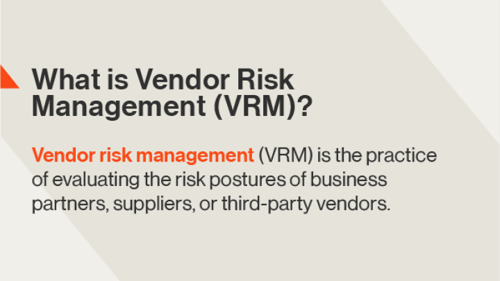 What is Vendor Risk Management (VRM)?